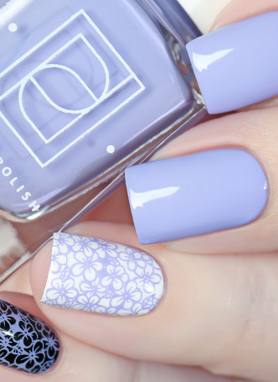 Painted Polish - April Showers Collection - Stamped in Periwinkle