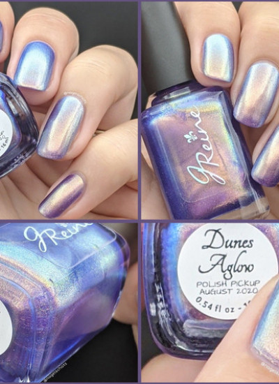 JReine - Exclusive Shades - Dunes Aglow - Purple Shimmer Shifting Nail Polish