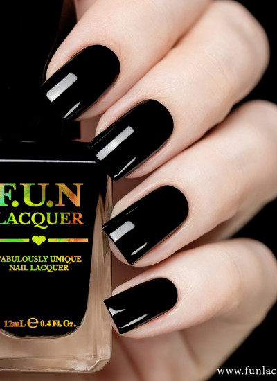 F.U.N Lacquer - 2021 Christmas Collection - The Blackest Black