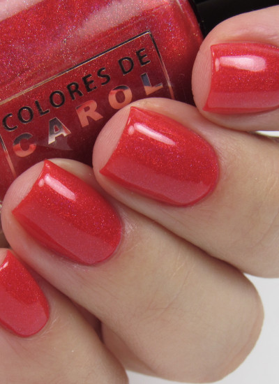 Colores de Carol Nailpolish - I'll be Home For Holidays Collection - Wrapped in Red