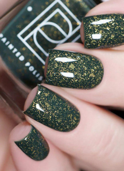 Painted Polish - Gilded Greens Collection - Gilded Pines
