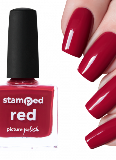 Picture Polish Stamping Polish - Red
