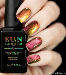 F.U.N Lacquer - 2021 Christmas Collection - Multichrome Magnetic Gel Polish- Extremely Beatiful
