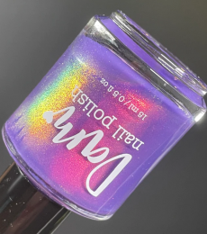 Dam Polish - Roe, Roe, Roe Your Vote - Purple Shimmer Nail Polish