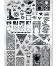 Uberchic Nailart -  Single Stamping Plates - Art Nouveau