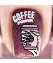 Uberchic Nailart -  Single Stamping Plates - Better With Coffee