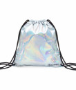 KBShimmer - KBShimmer Silver Holographic Drawstring Backpack