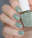 Painted Polish Stamped in Sage