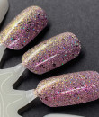 Dam Polish - Kirsty - Survivor Series - Pink Gold Shimmer Reflective Glitter Nail Polish
