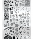 Uberchic Nailart -  Single Stamping Plates -  Tis The Season
