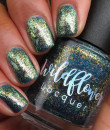 Wildflower Lacquer - Happy Little Polishes Collection-We Don’t Make Mistakes We Make Happy Accidents holo flakes.
